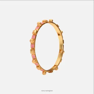 Meena Bangle in English Pink