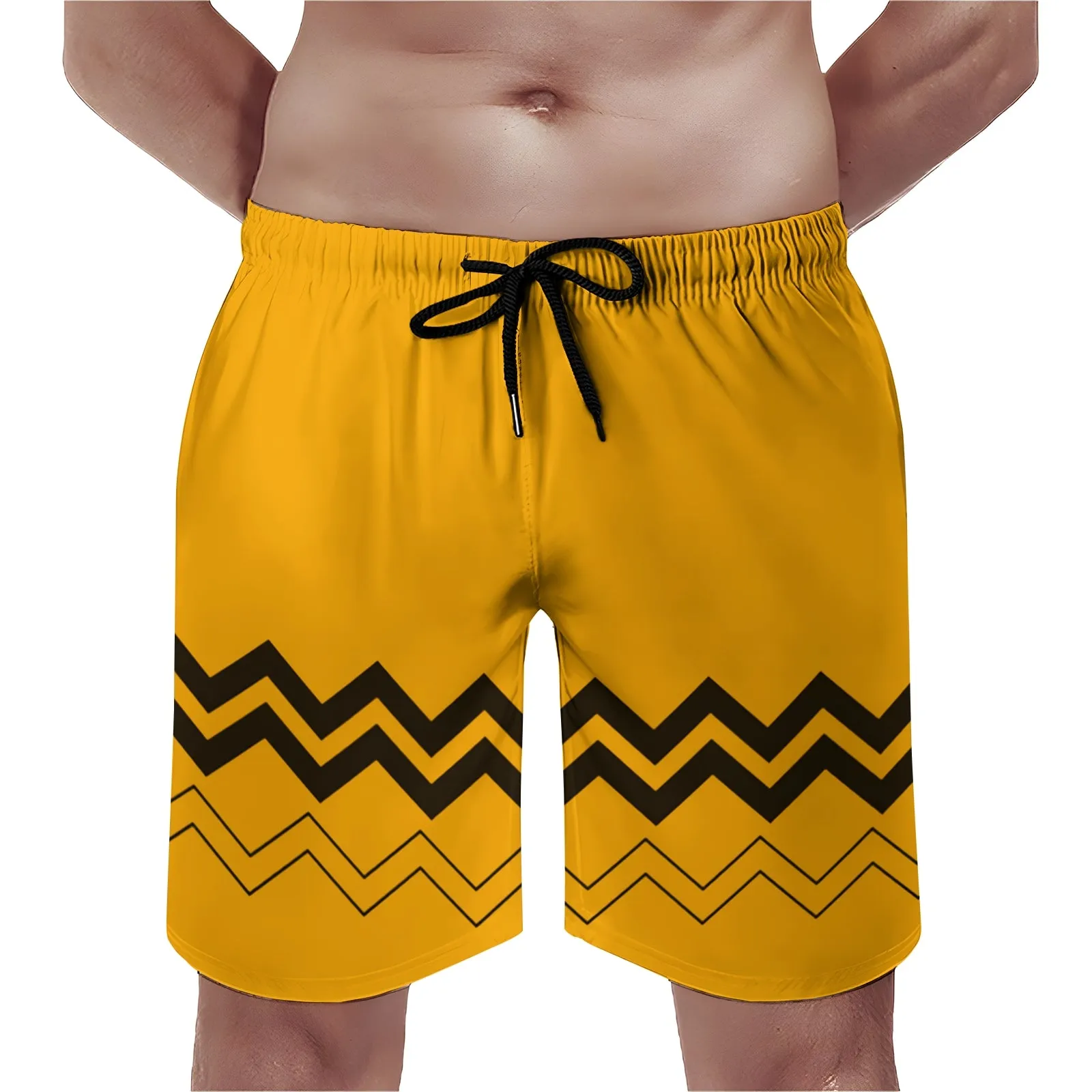 Men's Cartoon Stripes Sports Fashion Shorts 2312000017