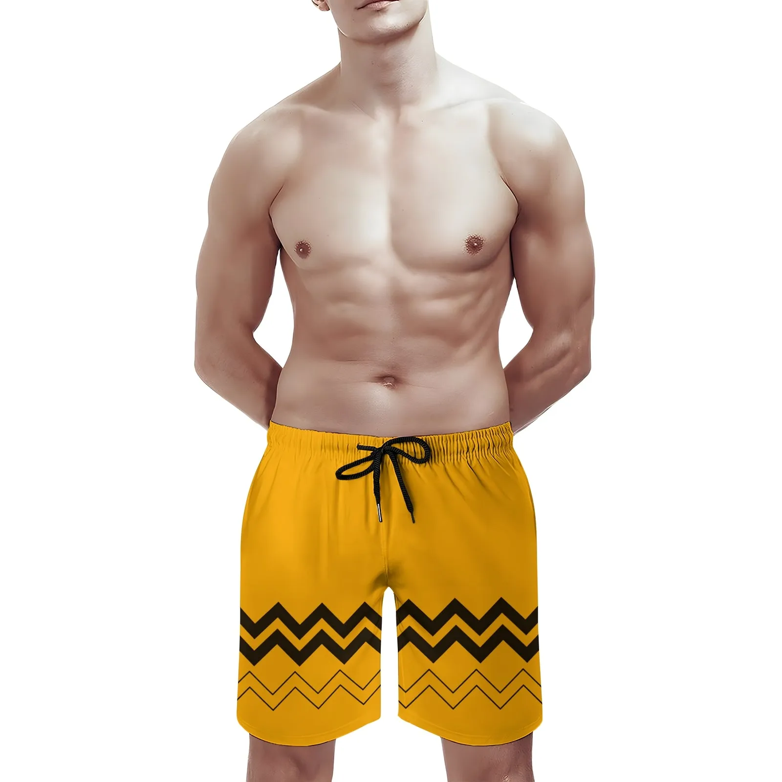 Men's Cartoon Stripes Sports Fashion Shorts 2312000017