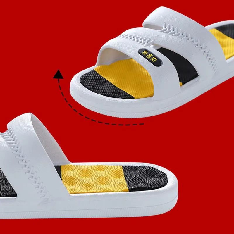Men's Outdoor Sandals and Slippers for Summer Couples Home Non-slip Thick-soled Sandals Indoor Home Men's Bathroom Women's Slippers