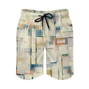 Men's Sports Texture Print Shorts 2402000209