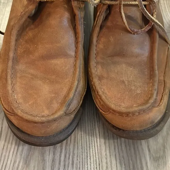 MENS UGG BOSLEY CHESTNUT SHEARLING LINED WATERPROOF WINTER BOOT EUC SIZE 10