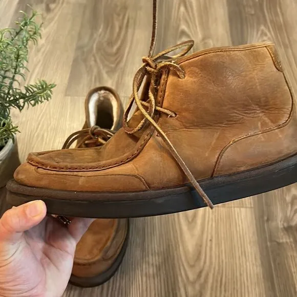 MENS UGG BOSLEY CHESTNUT SHEARLING LINED WATERPROOF WINTER BOOT EUC SIZE 10