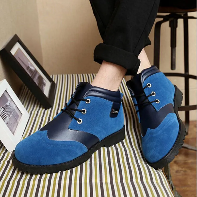 Men's Vintage Style High Top Lace Ups