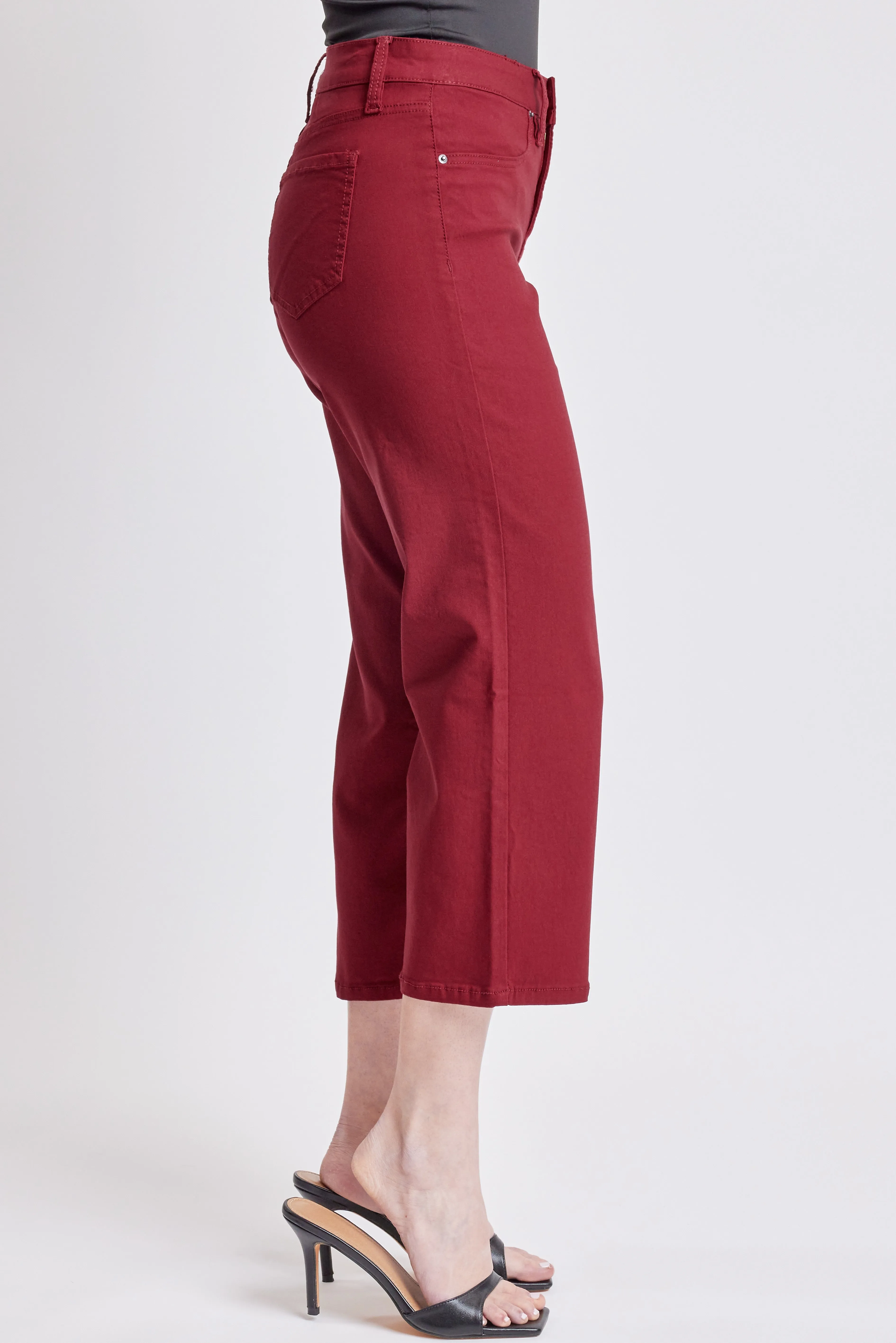 Missy Mid-Rise Hyperstretch Wide Leg Cropped, Pack of 6
