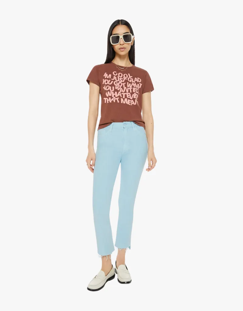 Mother The Little Goodie Goodie T-Shirt in I'm Just Glad