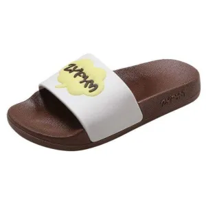 New cartoon rainbow unicorn slippers