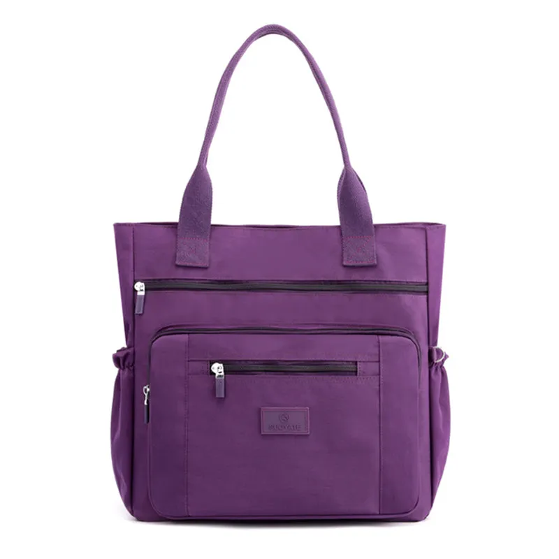 New Casual Nylon Waterproof Top-handle Travel Handbags
