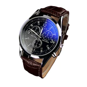 Noah Reeves Luxury Blue Ray Men's Analog Quarts Watch