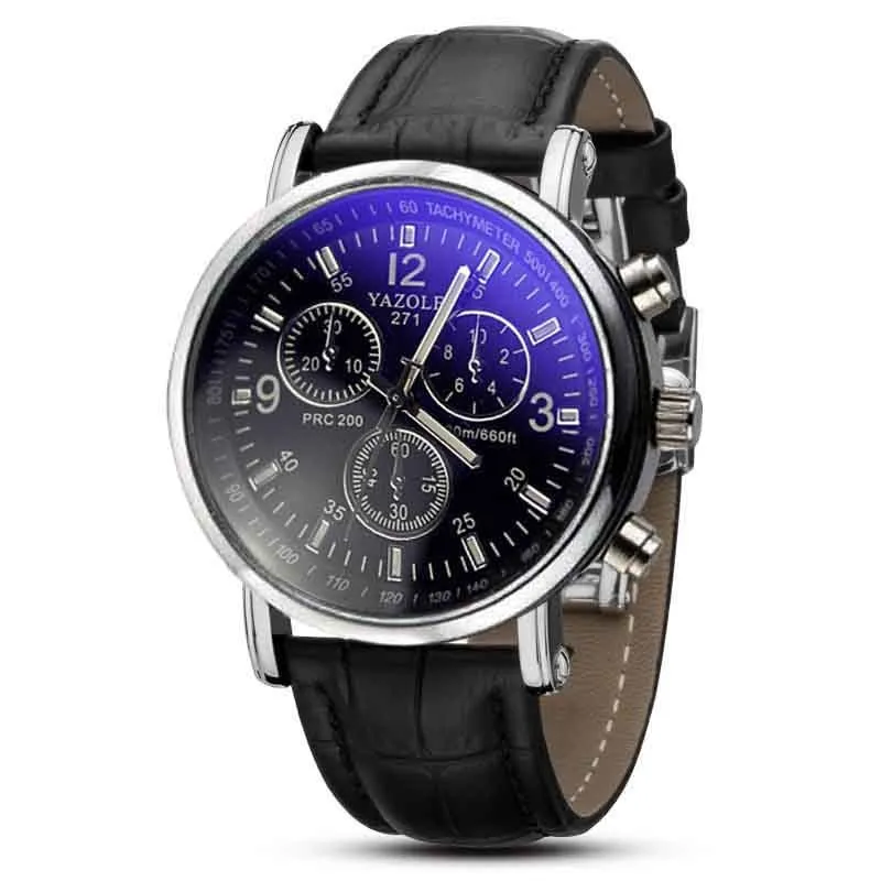 Noah Reeves Luxury Blue Ray Men's Analog Quarts Watch