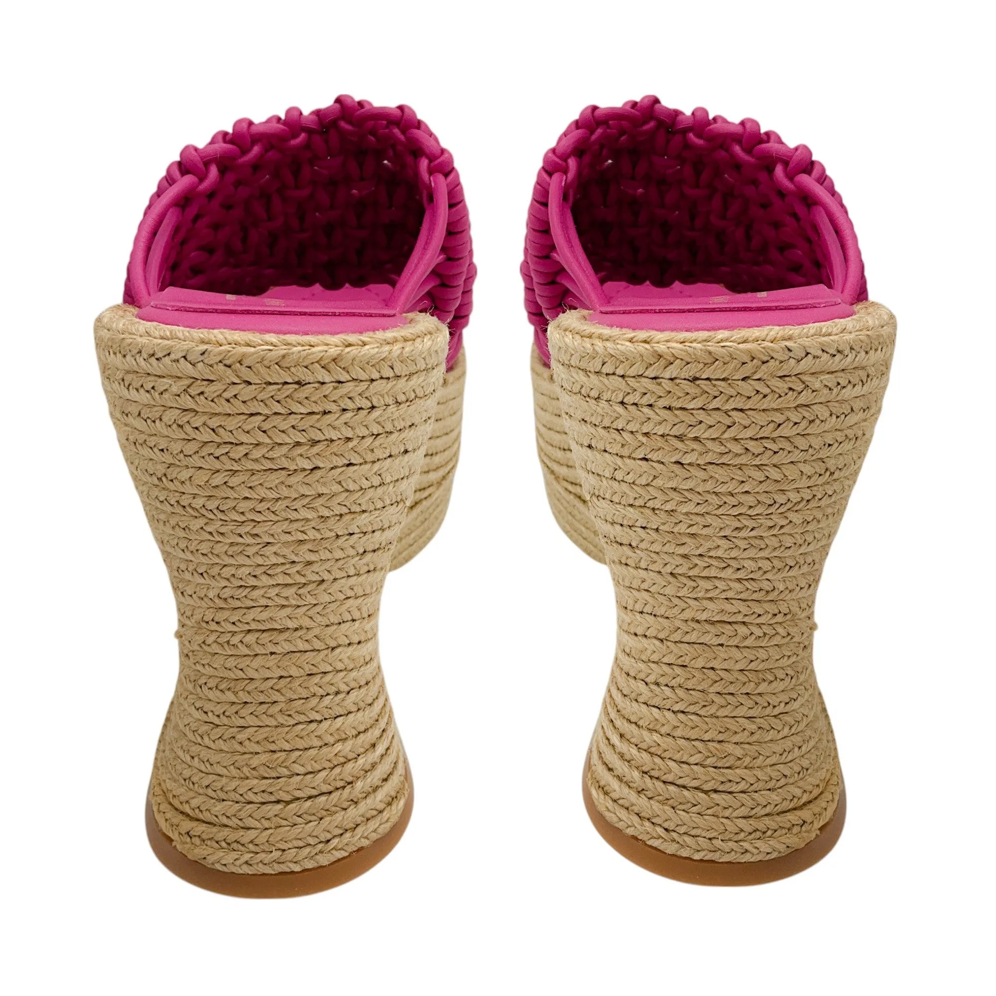 Paloma Barcelo Pink Salma Espadrille Platform Sandals