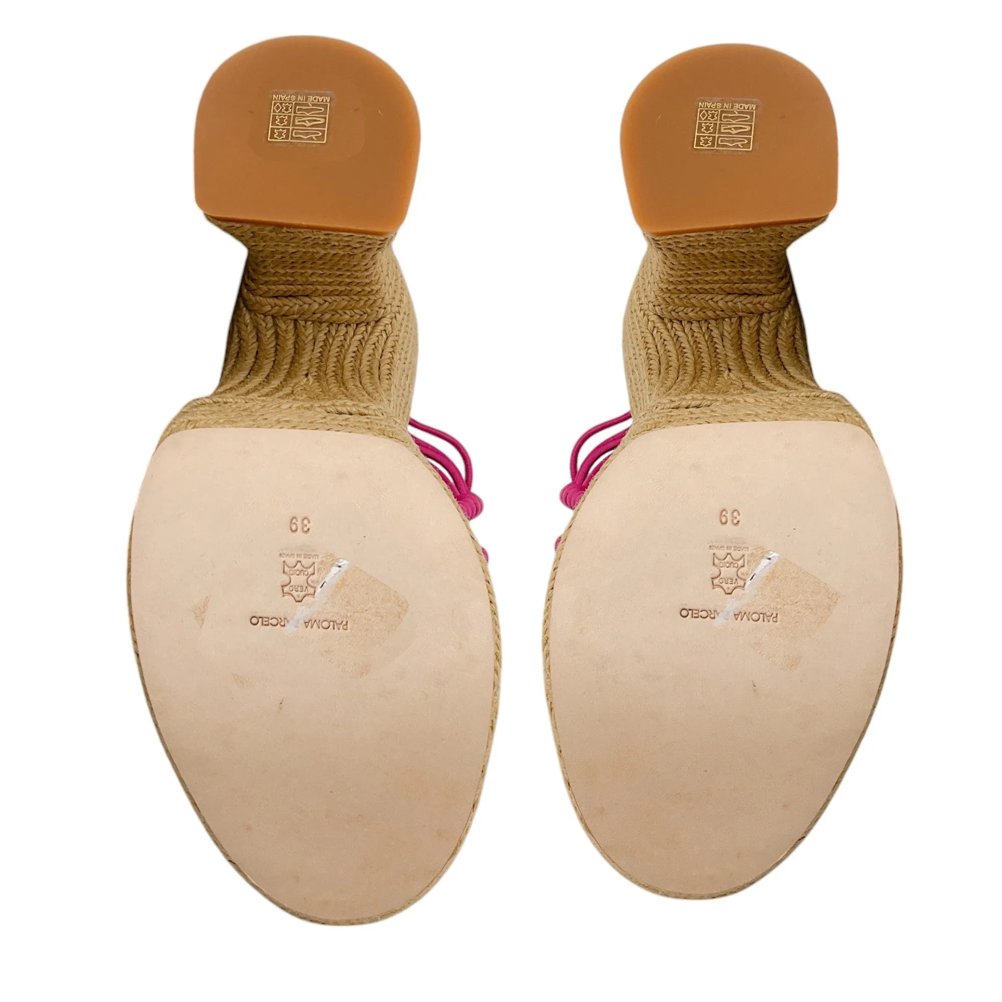 Paloma Barcelo Pink Salma Espadrille Platform Sandals