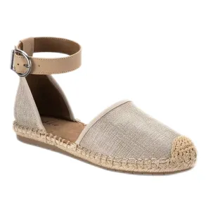 PAMINNA Women's Flats Ankle Strap Sandals Espadrille
