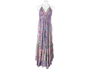 Party Long Dress, Hippie Maxi dress,Bohemian Silk dress,Prom dress, Evening Dress, Beach Cover Up, Bohemian,Gypsy Clothing,Travel Boho Dress