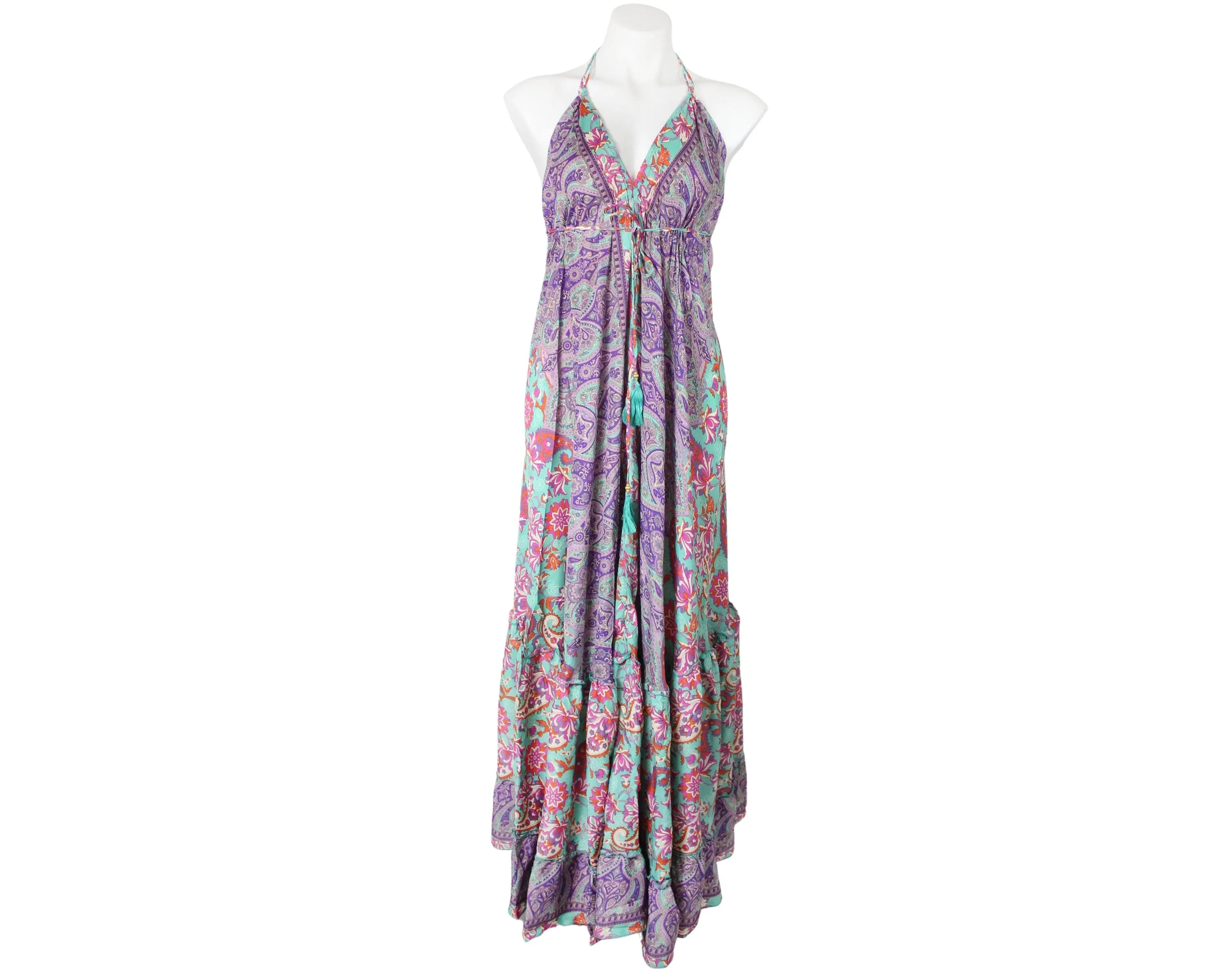 Party Long Dress, Hippie Maxi dress,Bohemian Silk dress,Prom dress, Evening Dress, Beach Cover Up, Bohemian,Gypsy Clothing,Travel Boho Dress