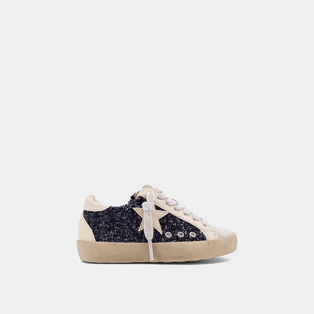 Paula Shoe | Black Glitter