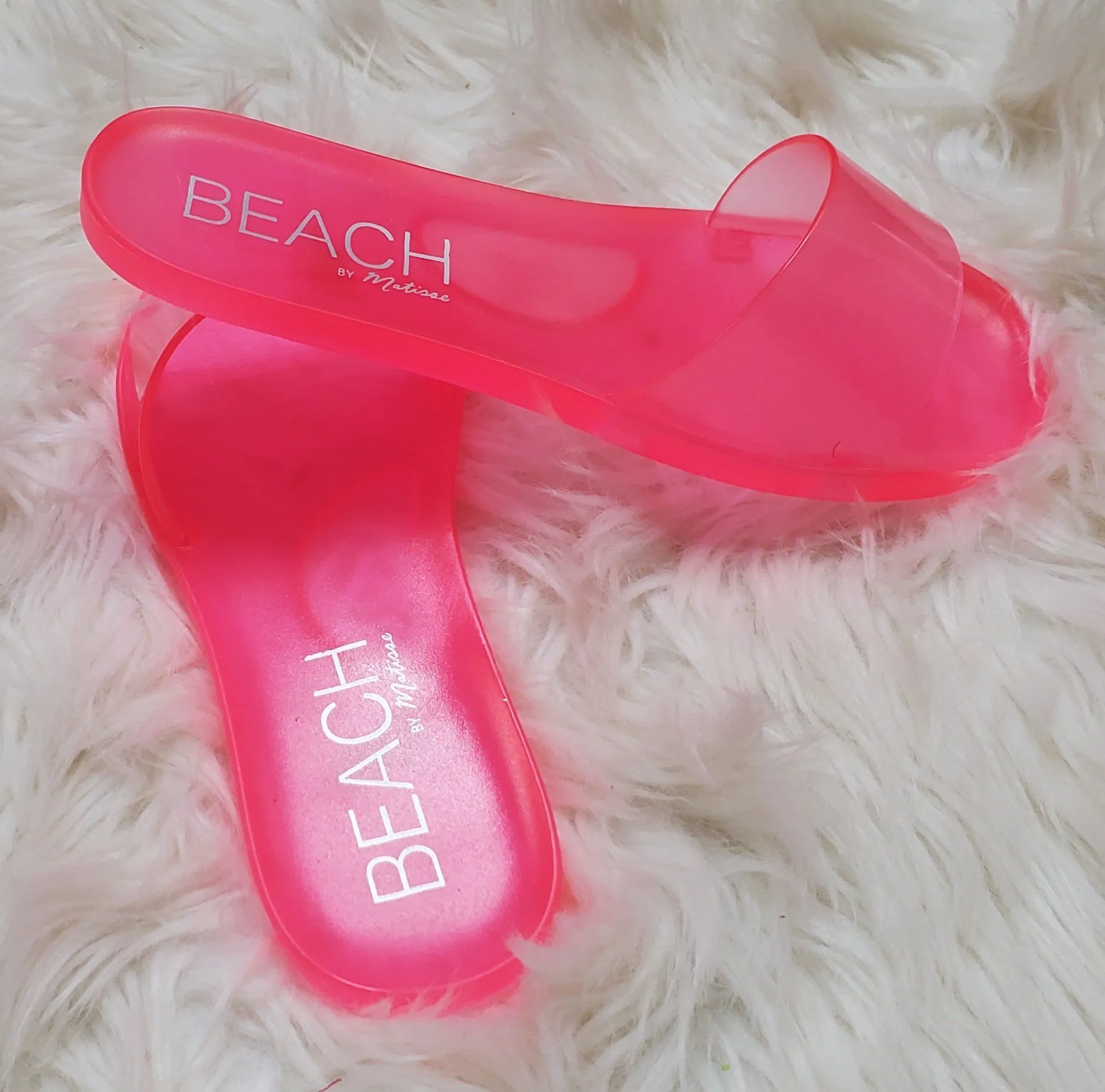 Pink Jelly Slides