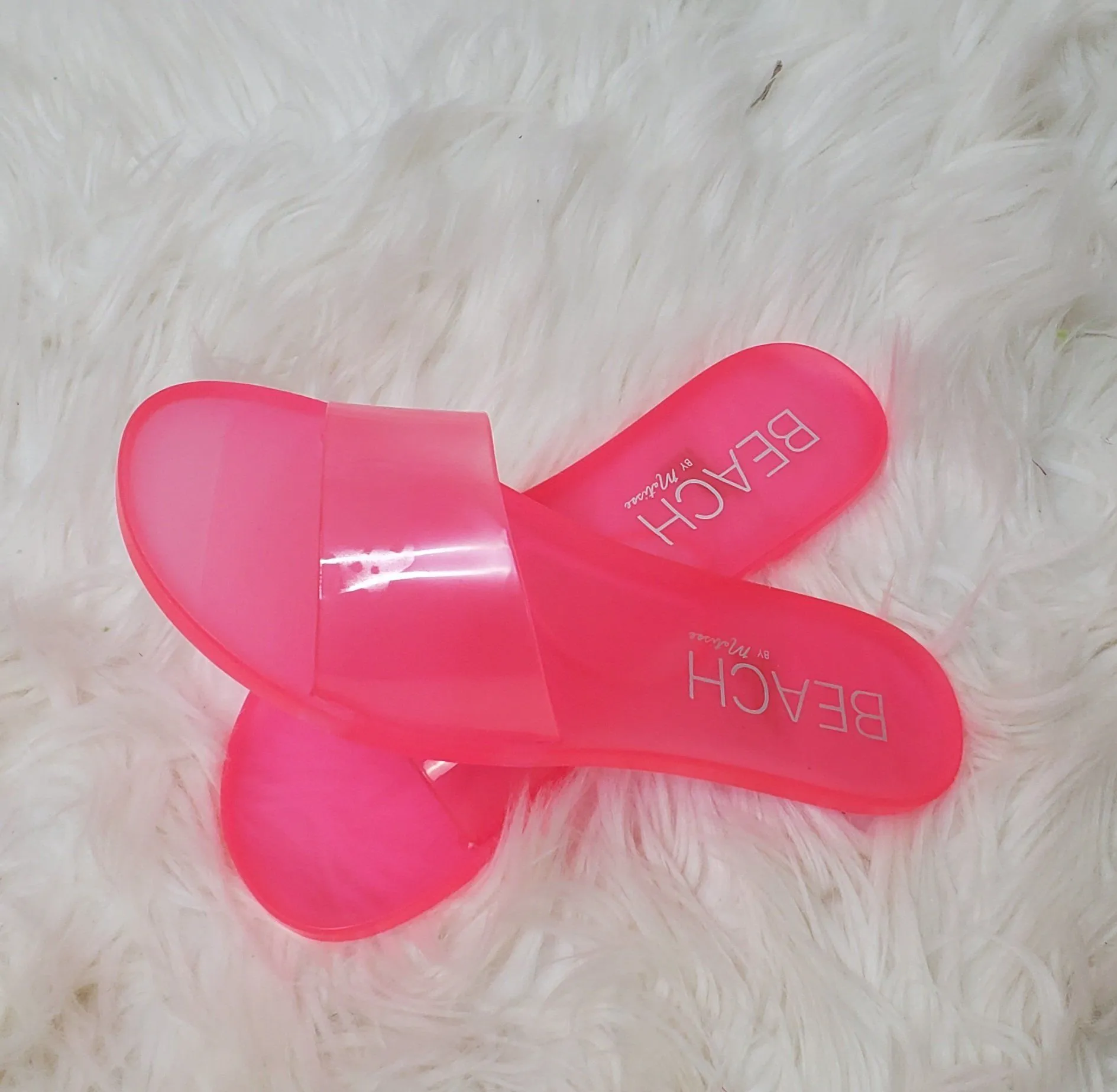 Pink Jelly Slides