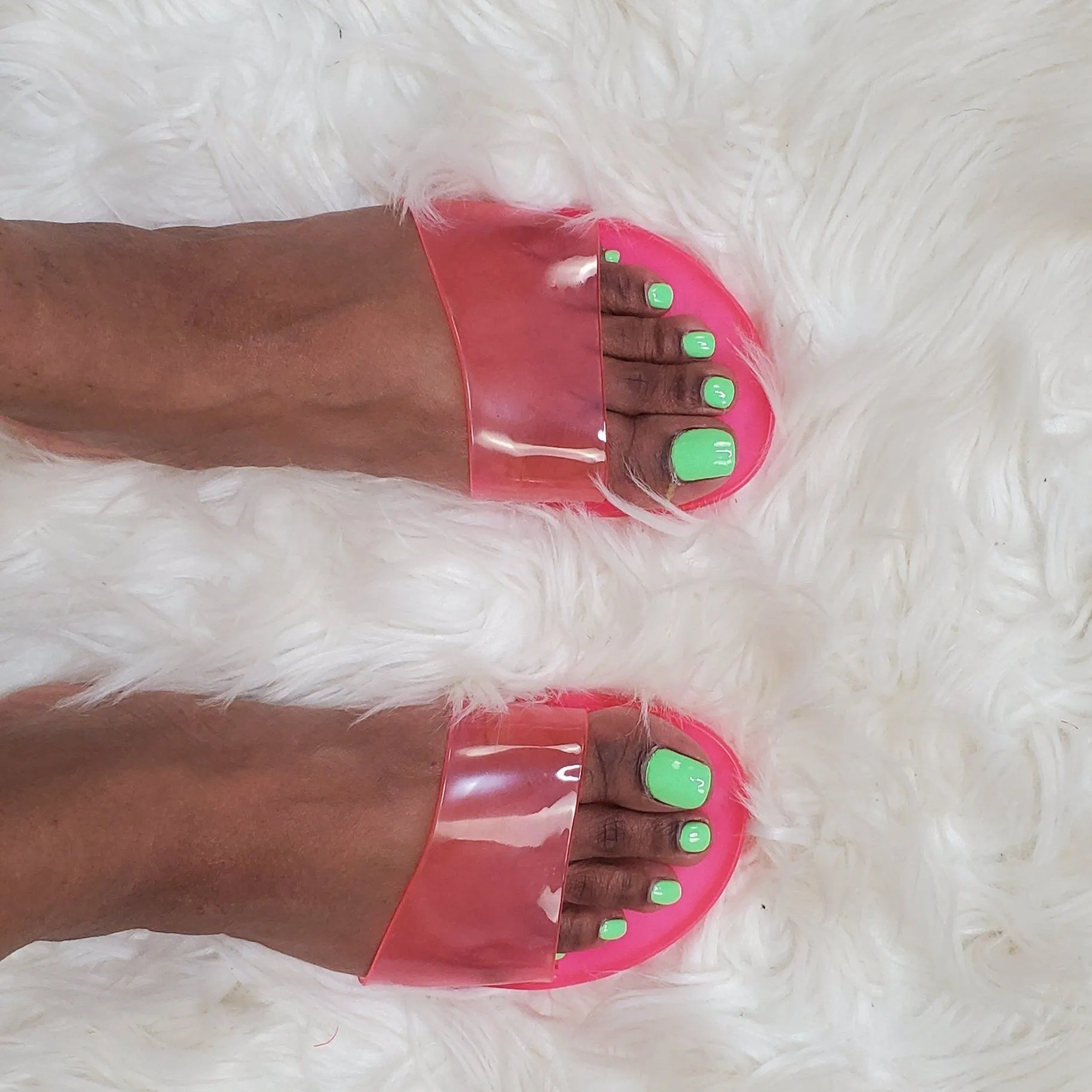 Pink Jelly Slides