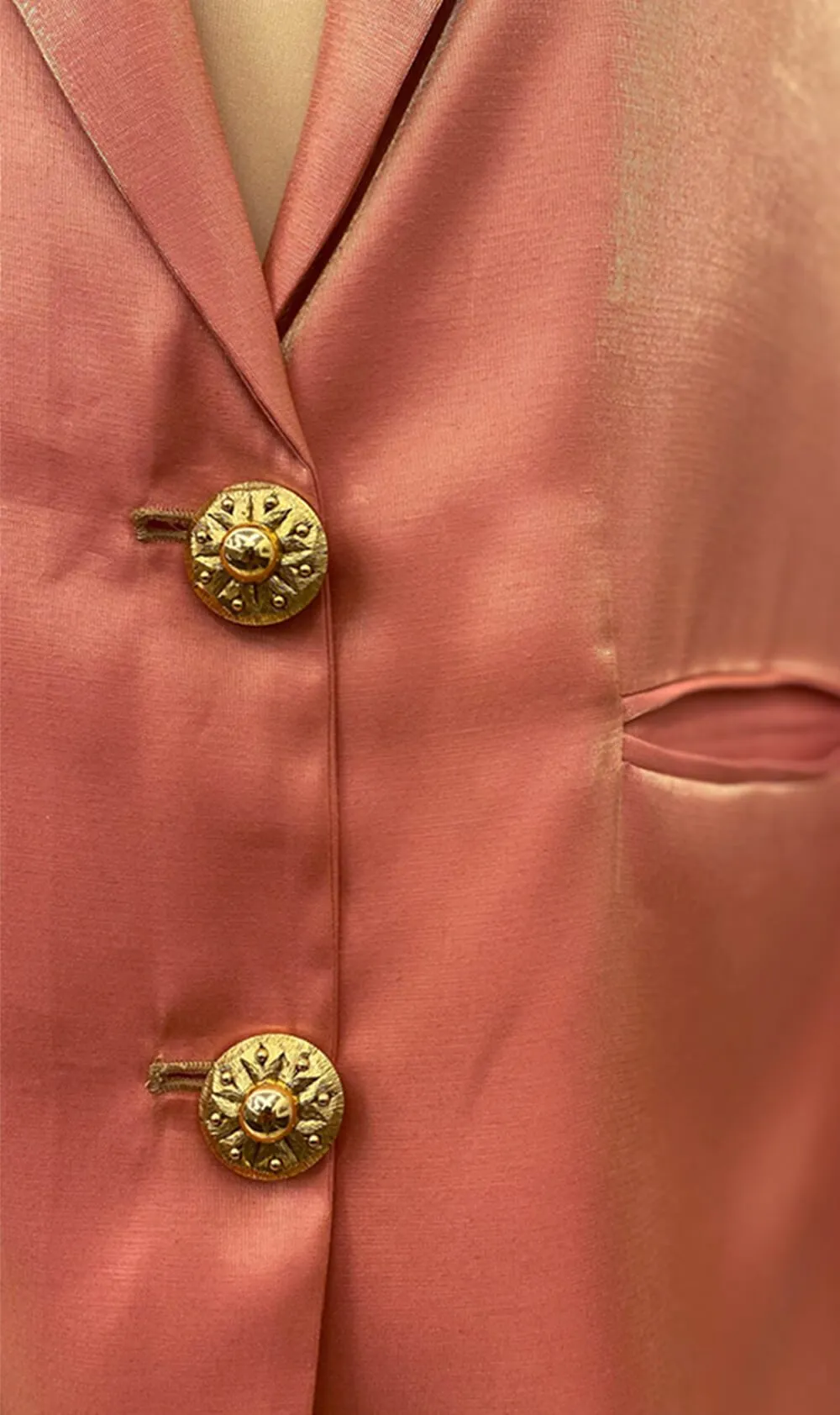 Pink Metallic Blazer