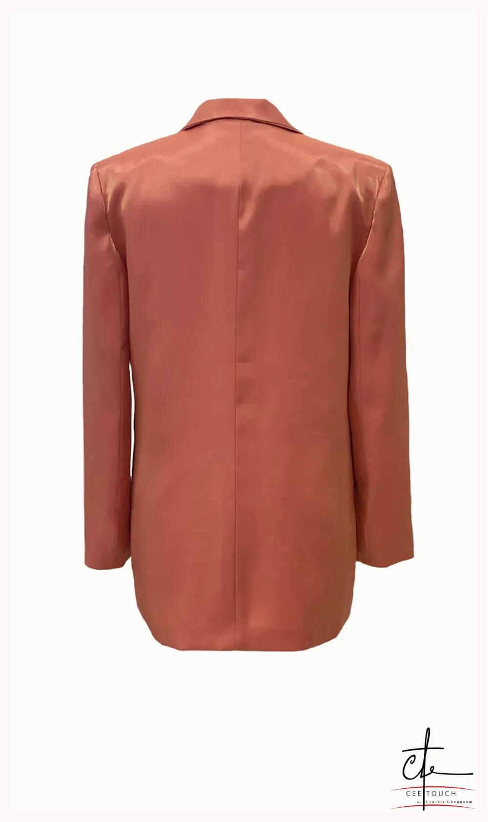 Pink Metallic Blazer