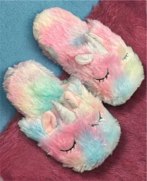Pink Unicorn Slippers