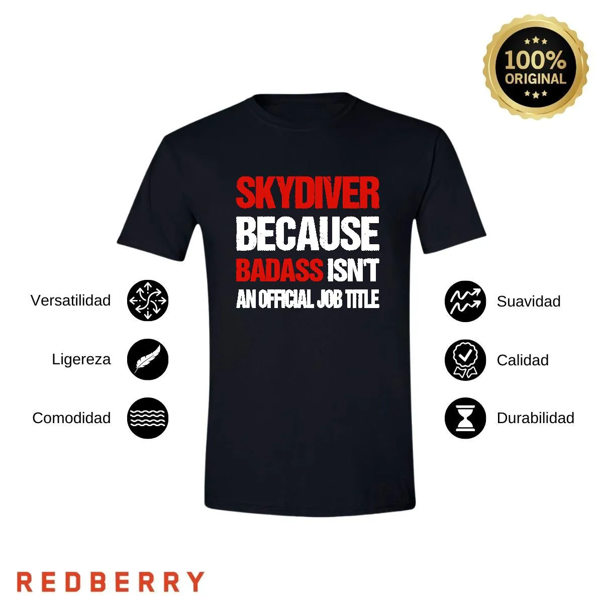 Playera Hombre Paracaidismo Deporte Vintage SK1030