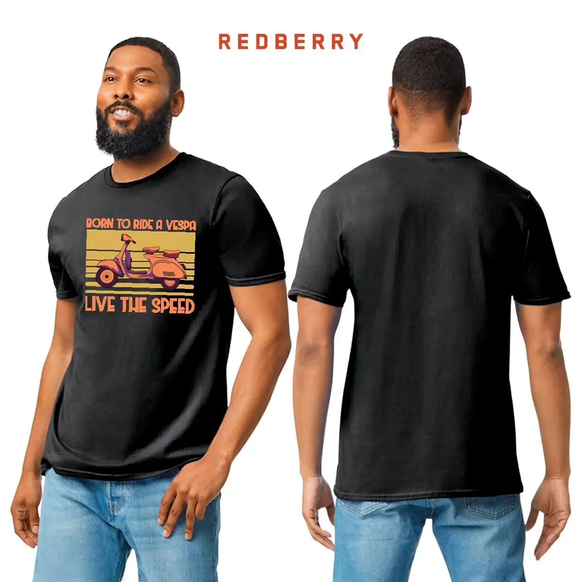 Playera Hombre Scooter Vespa Vintage SC1006