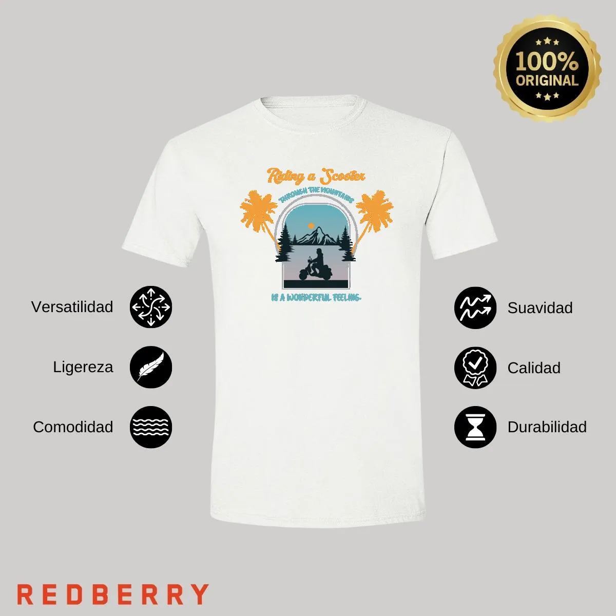 Playera Hombre Scooter Vespa Vintage SC1034