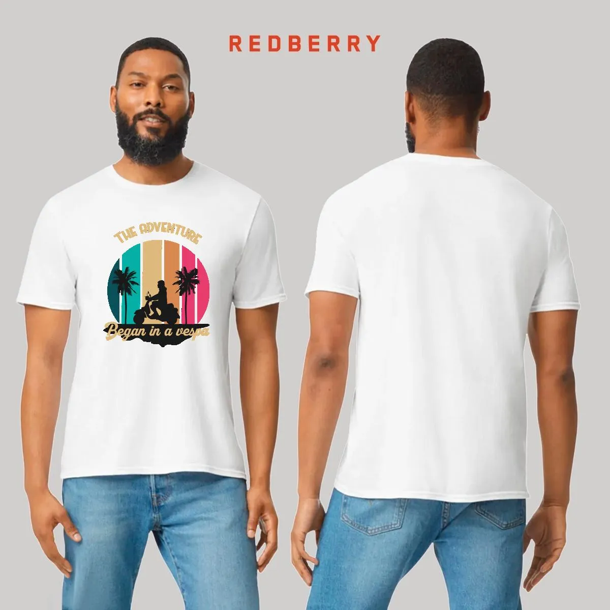 Playera Hombre Scooter Vespa Vintage SC1040