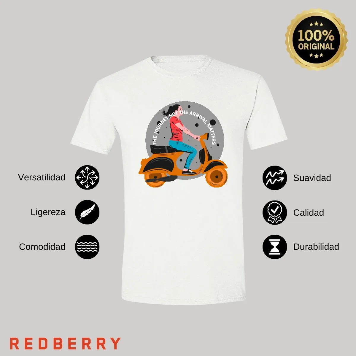Playera Hombre Scooter Vespa Vintage SC1041