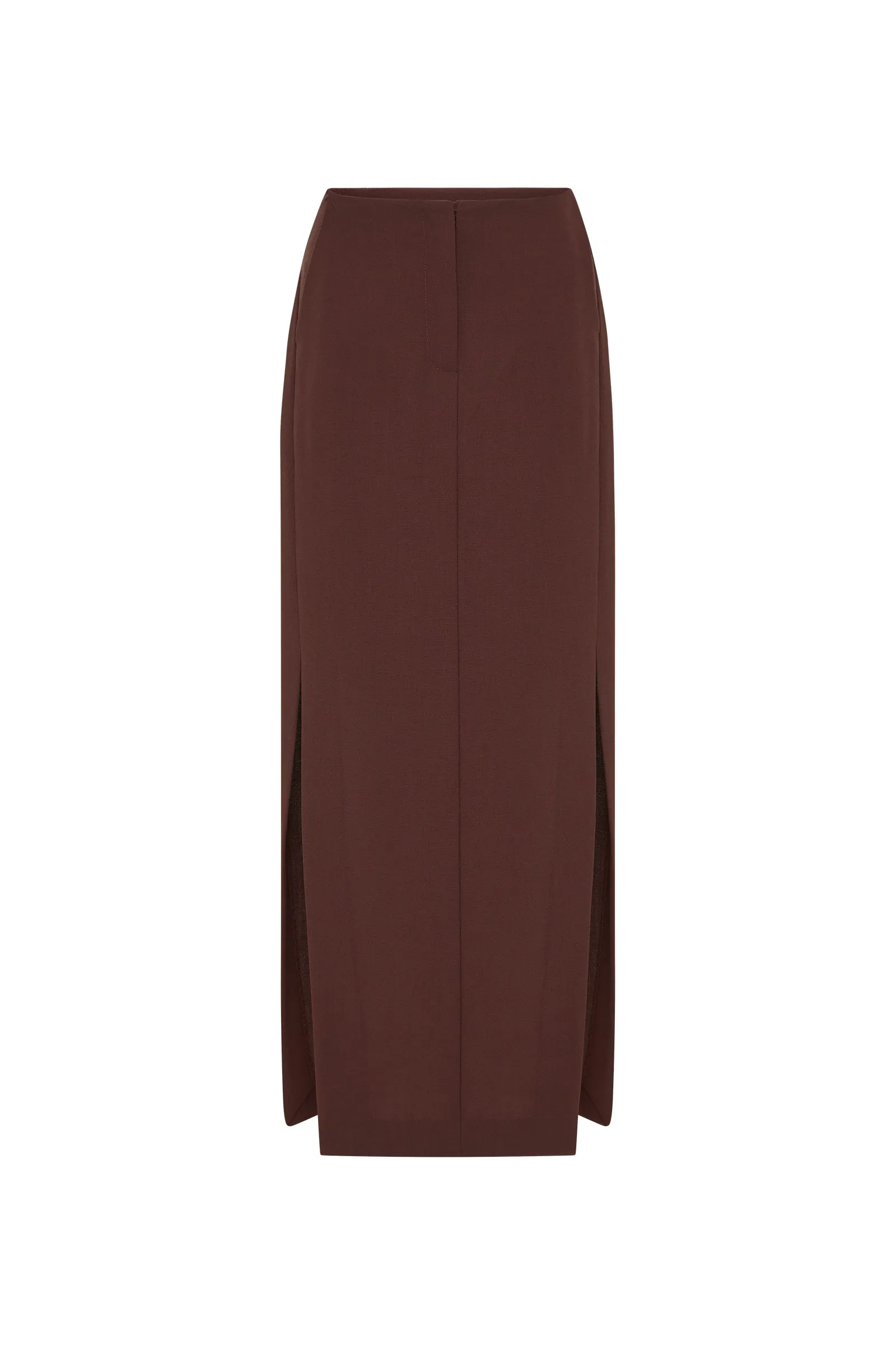 PLUM SUITING BASIS SKIRT