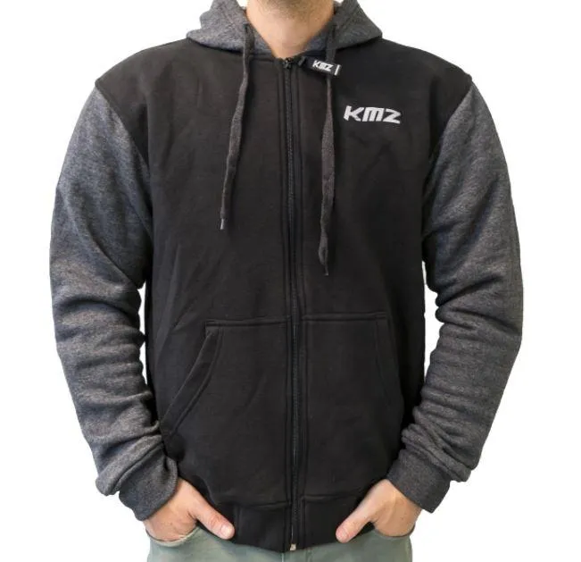Polerón Moto Dubai Negro/Gris KMZ