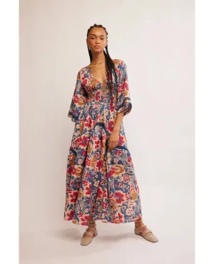 Printed Maxi Vintage Indigo Combo