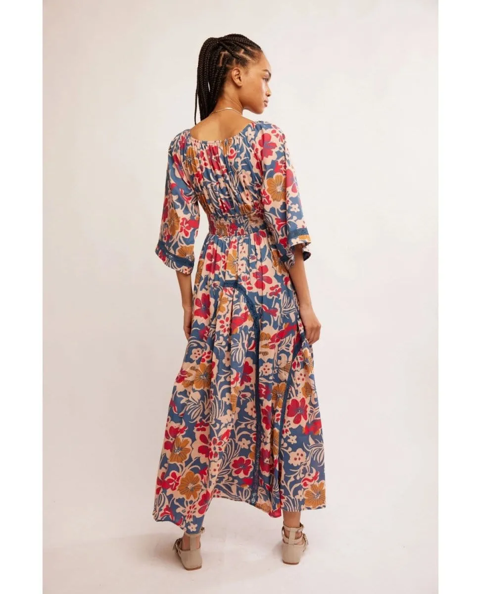 Printed Maxi Vintage Indigo Combo