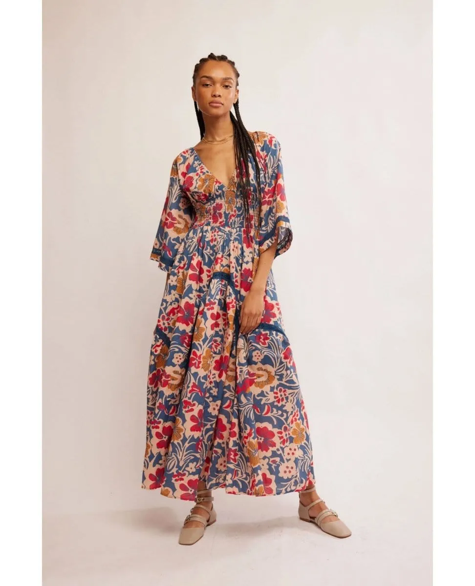 Printed Maxi Vintage Indigo Combo
