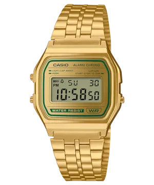 Reloj Vintage casual correa de Acero inoxidable A158WEGV-9A