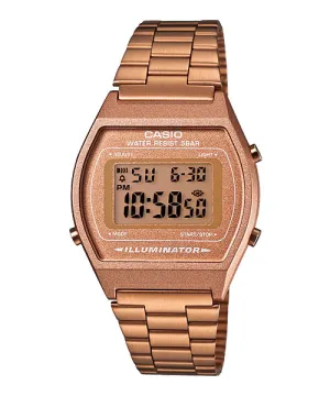 Reloj Vintage casual correa de Acero inoxidable B-640WC-5A