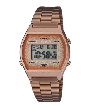 Reloj Vintage casual correa de Acero inoxidable B-640WCG-5