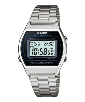 Reloj Vintage casual correa de Acero inoxidable B-640WD-1AV
