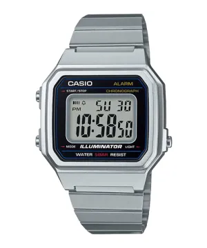 Reloj Vintage casual correa de Acero inoxidable B-650WD-1A