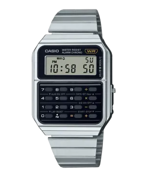 Reloj Vintage casual correa de Acero inoxidable CA-500WE-1A