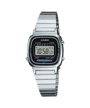 Reloj Vintage casual correa de Acero inoxidable LA-670WA-1