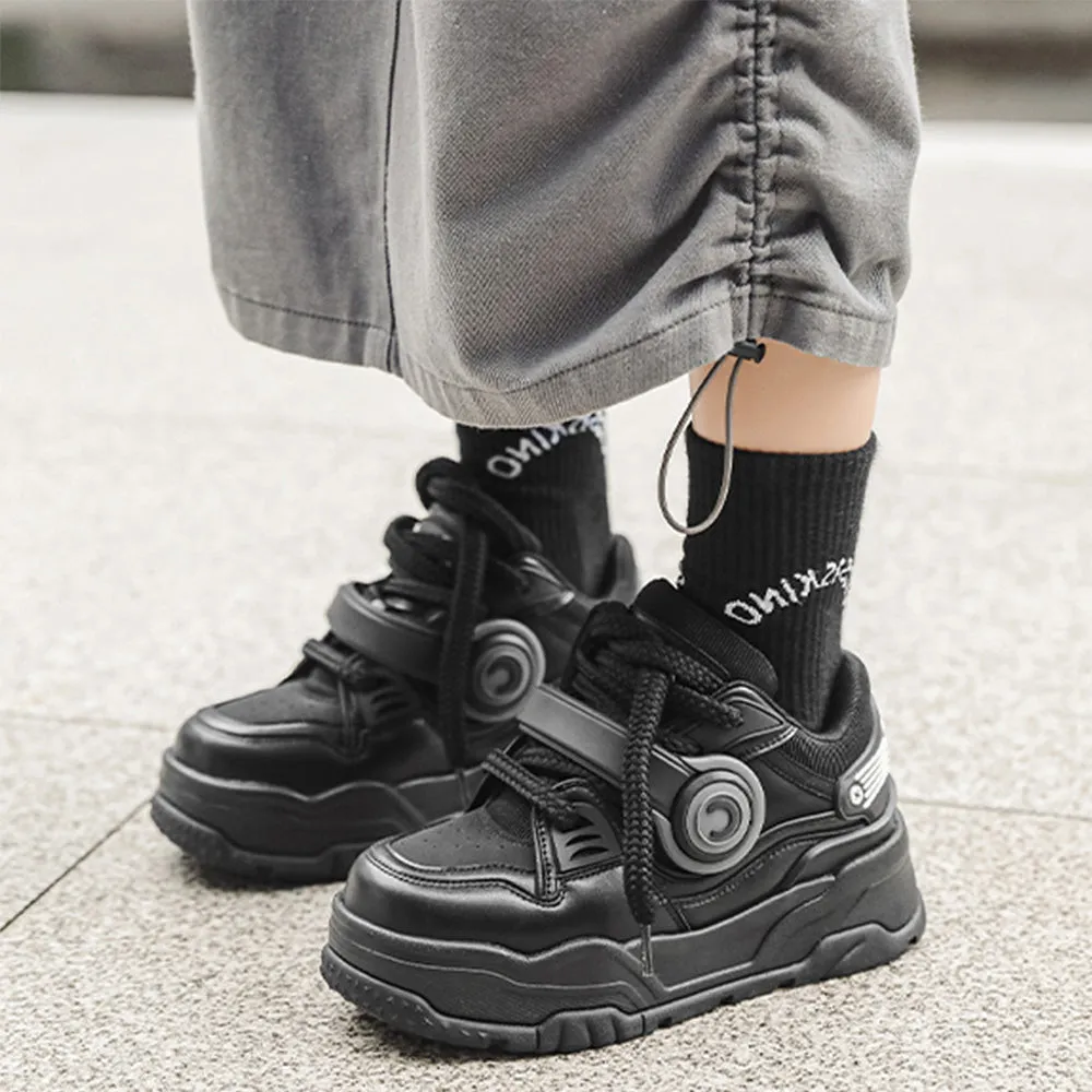 Retro Headphones Solid Color Sneaker