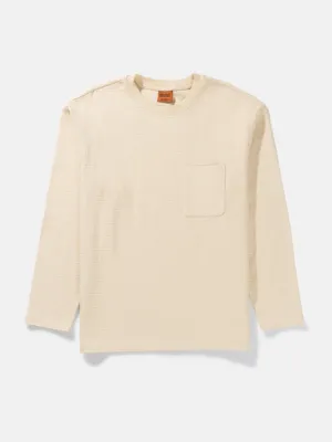 Rhythm Vintage Waffle LS Shirt - Natural