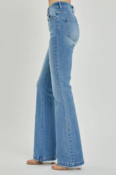 RISEN Full Size High Rise Button Fly Bootcut Jeans ONLINE EXCLUSIVE