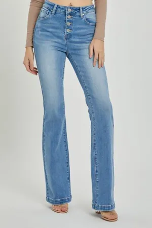 RISEN Full Size High Rise Button Fly Bootcut Jeans ONLINE EXCLUSIVE