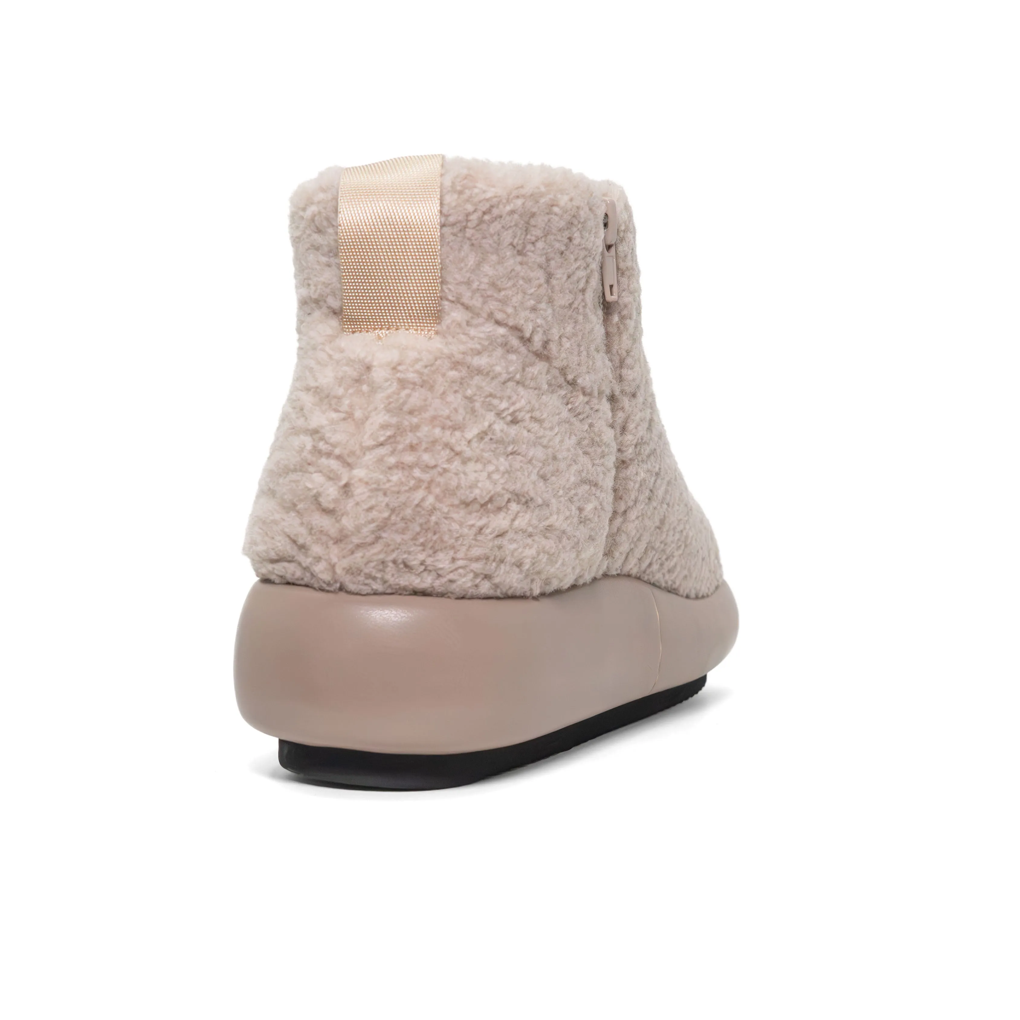 ROAM FUZZY MAGIC MOON BOOTIE CEMENT FAUX SHEARLING