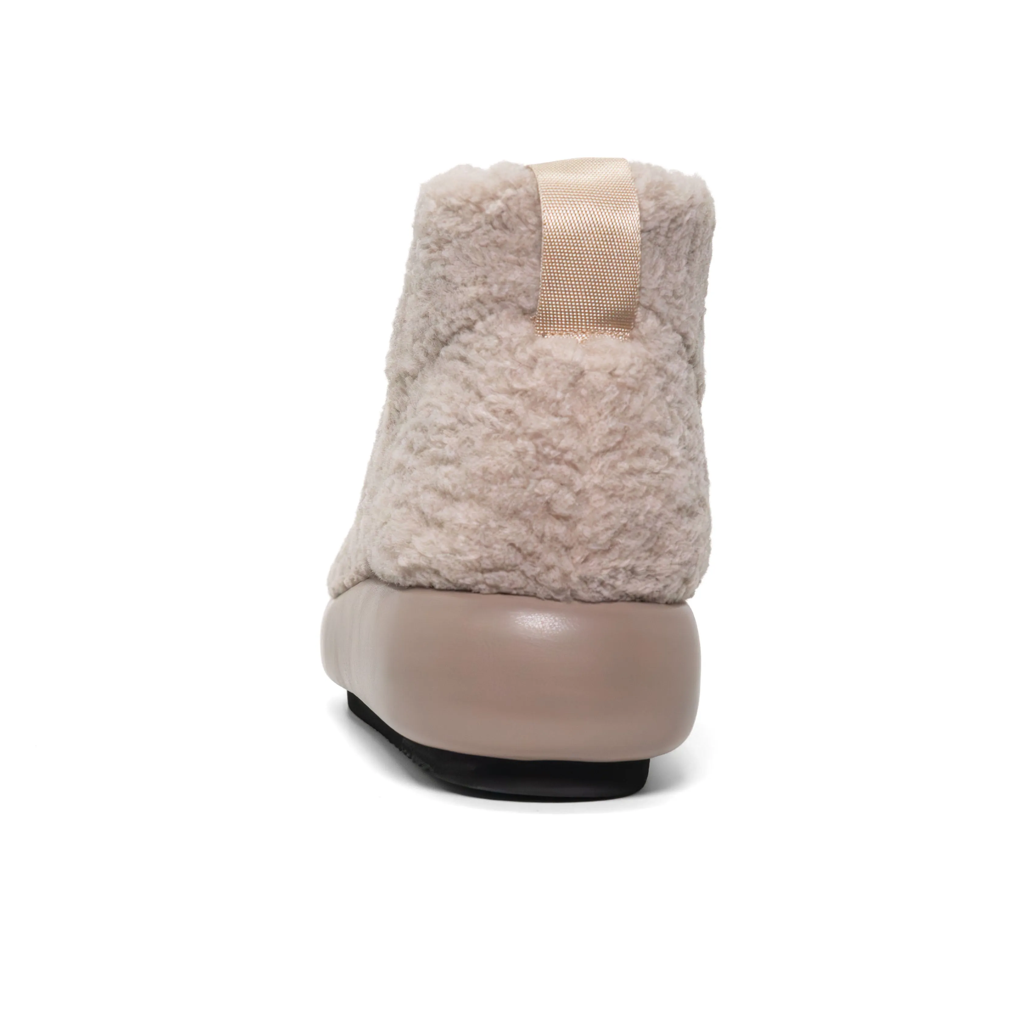 ROAM FUZZY MAGIC MOON BOOTIE CEMENT FAUX SHEARLING