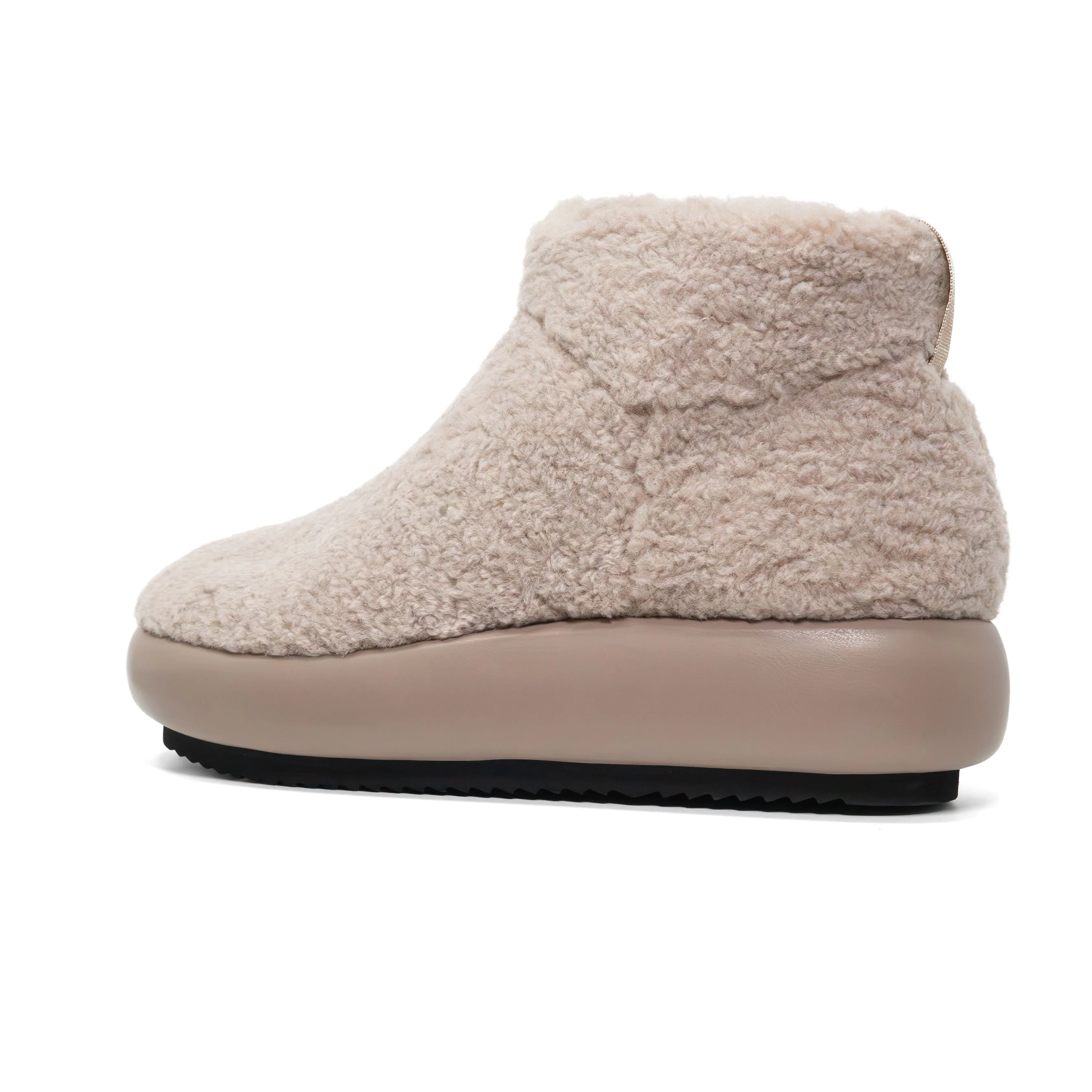 ROAM FUZZY MAGIC MOON BOOTIE CEMENT FAUX SHEARLING